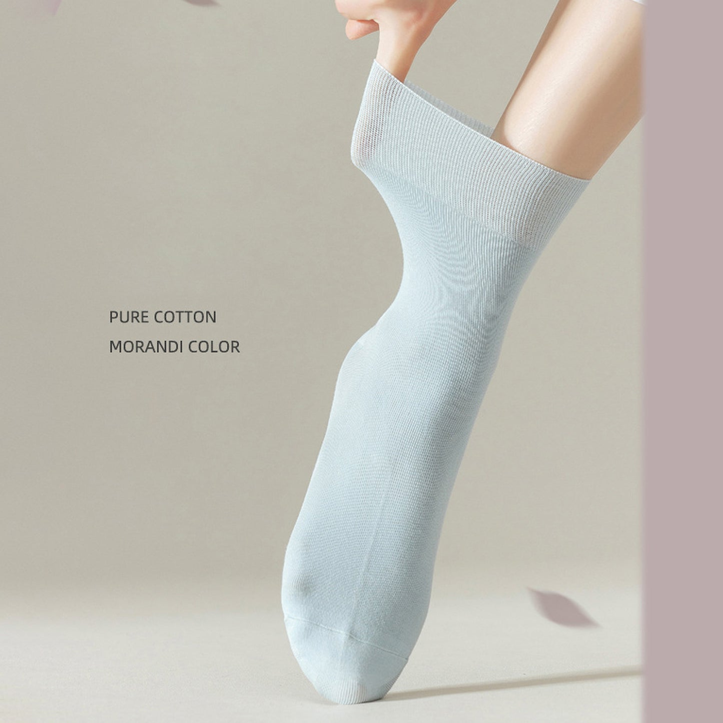 Soft Solid Color Ankle Socks 6Pk