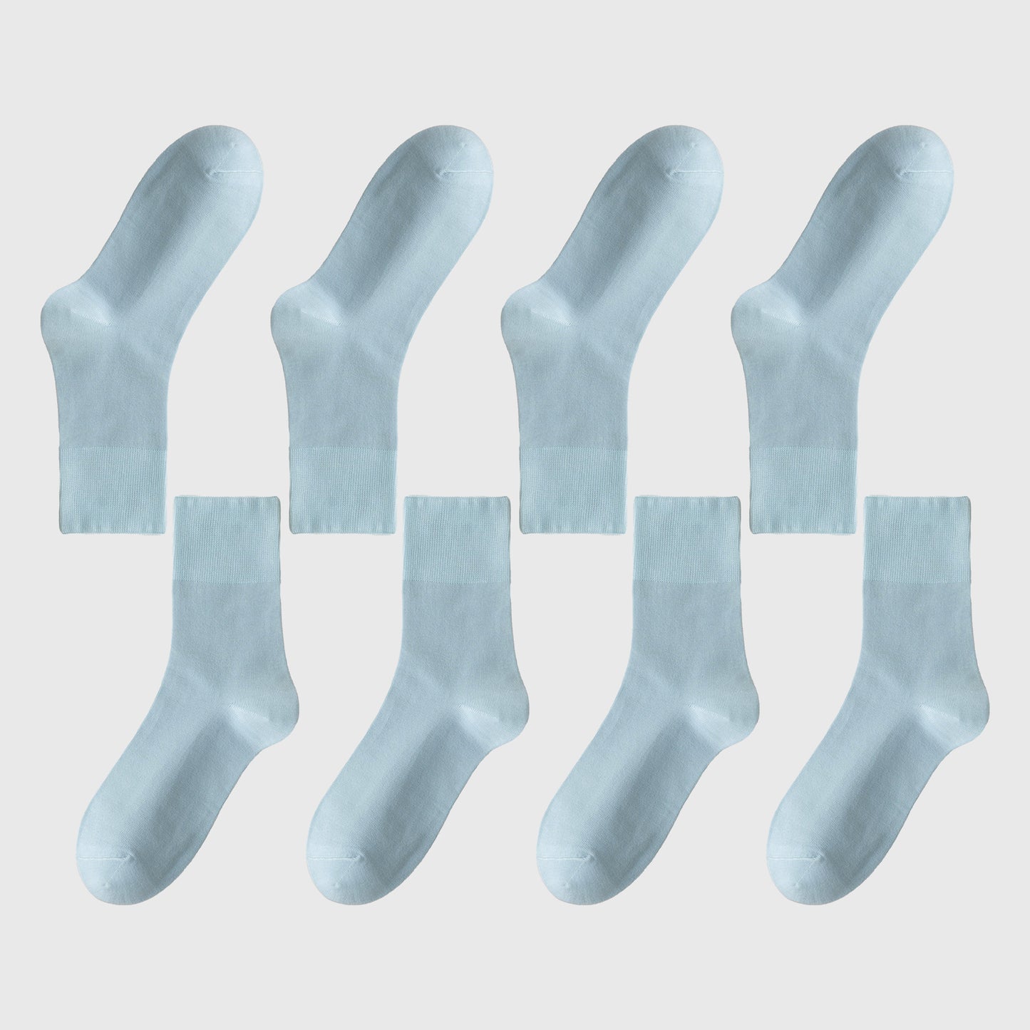 Soft Solid Color Ankle Socks 6Pk