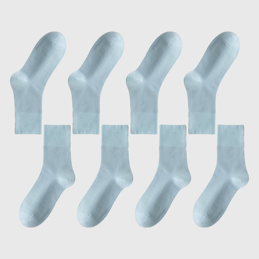 Soft Solid Color Ankle Socks 6Pk