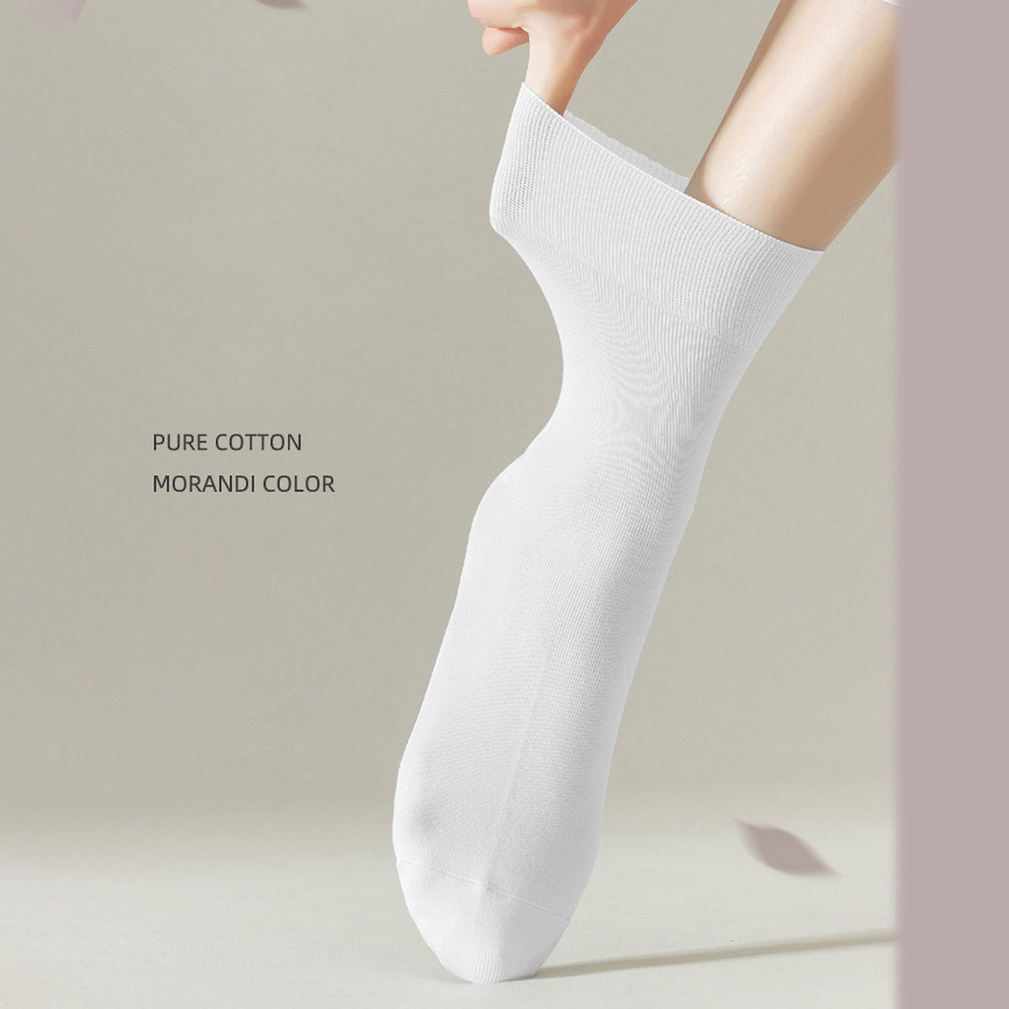 Soft Solid Color Ankle Socks 6Pk