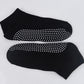 Ankle Grip Socks 3-Pack with Textured Soles and Cushioned Knit Design for Indoor Stability