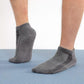Ankle Grip Socks 3-Pack with Textured Soles and Cushioned Knit Design for Indoor Stability
