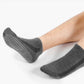 Ankle Grip Socks 3-Pack with Textured Soles and Cushioned Knit Design for Indoor Stability