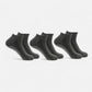 Ankle Grip Socks 3-Pack with Textured Soles and Cushioned Knit Design for Indoor Stability