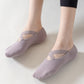 3-Pack Ballet Style Grip Socks with Crisscross Elastic and Non-Slip Soles for Barre Pilates Yoga