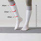 2-Pack Knee High Grip Toe Socks with Ribbed Fabric and Non-Slip Soles for Yoga and Studio Workouts