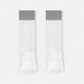 2-Pack Knee High Grip Toe Socks with Ribbed Fabric and Non-Slip Soles for Yoga and Studio Workouts