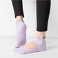 3-Pack Non-Slip Ballet Cut Ankle Socks with Ruffled Trim and Grip Soles for Yoga or Daily Wear