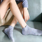3-Pack Heart Knit Ankle Socks with Ruffle Trim and Soft Stretchy Fabric