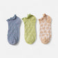 3-Pack Heart Knit Ankle Socks with Ruffle Trim and Soft Stretchy Fabric