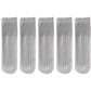 5-Pack Sheer No Show Liner Socks with Non-Slip Heel Grip Lightweight Invisible Design