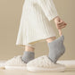 3-Pack Non-Slip Plush Fuzzy Ankle Socks with Grips and Soft Cozy Texture