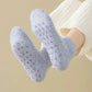 3-Pack Non-Slip Plush Fuzzy Ankle Socks with Grips and Soft Cozy Texture