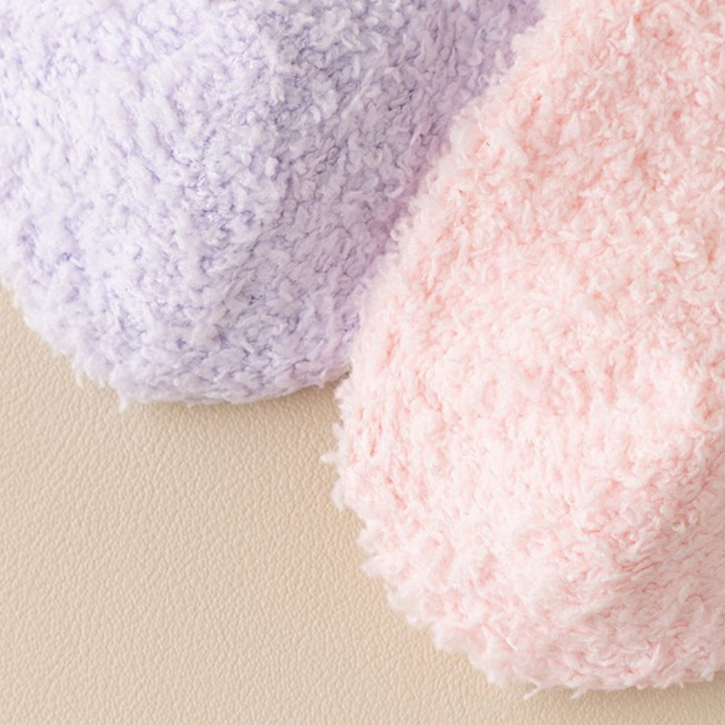 3-Pack Non-Slip Plush Fuzzy Ankle Socks with Grips and Soft Cozy Texture