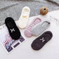 3-Pack Non-Slip Plush Fuzzy Slipper Socks with Fabric Bow and Grip Bottoms