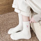 3-Pack Fuzzy Crew Socks with Embroidered Bow Detail Soft Cozy Lounge Sock Set