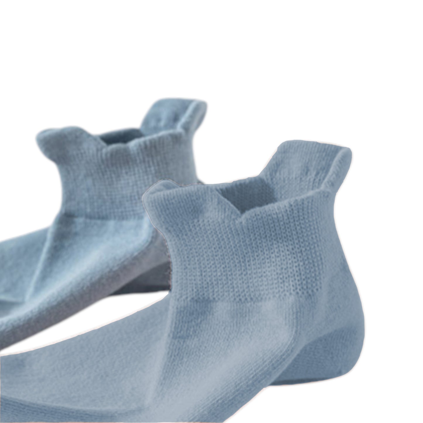 3-Pack Women's Low Cut Ankle Socks with Heel Tab Design Antibacterial Cotton