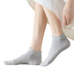 3-Pack Women's Low Cut Ankle Socks with Heel Tab Design Antibacterial Cotton