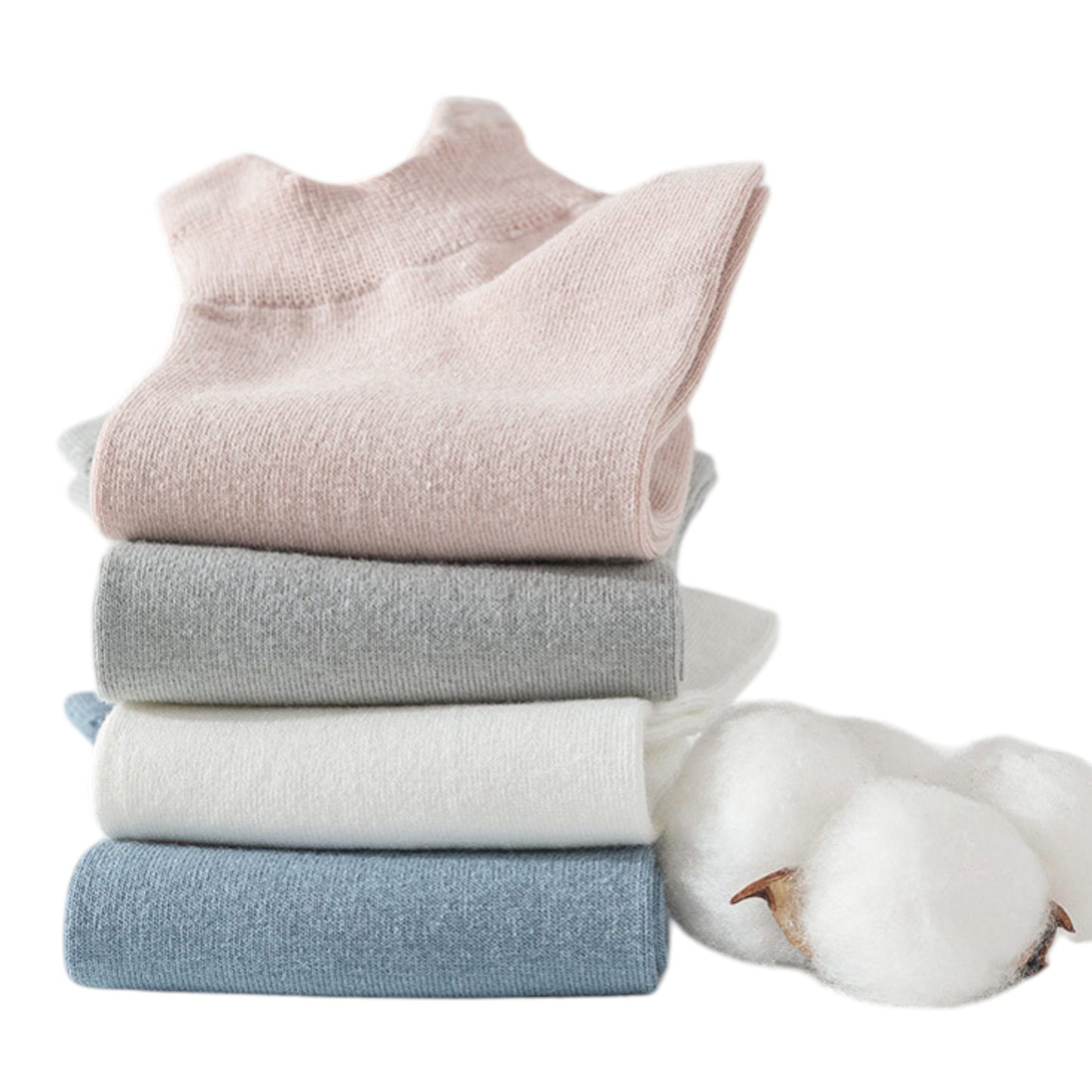 3-Pack Women's Low Cut Ankle Socks with Heel Tab Design Antibacterial Cotton