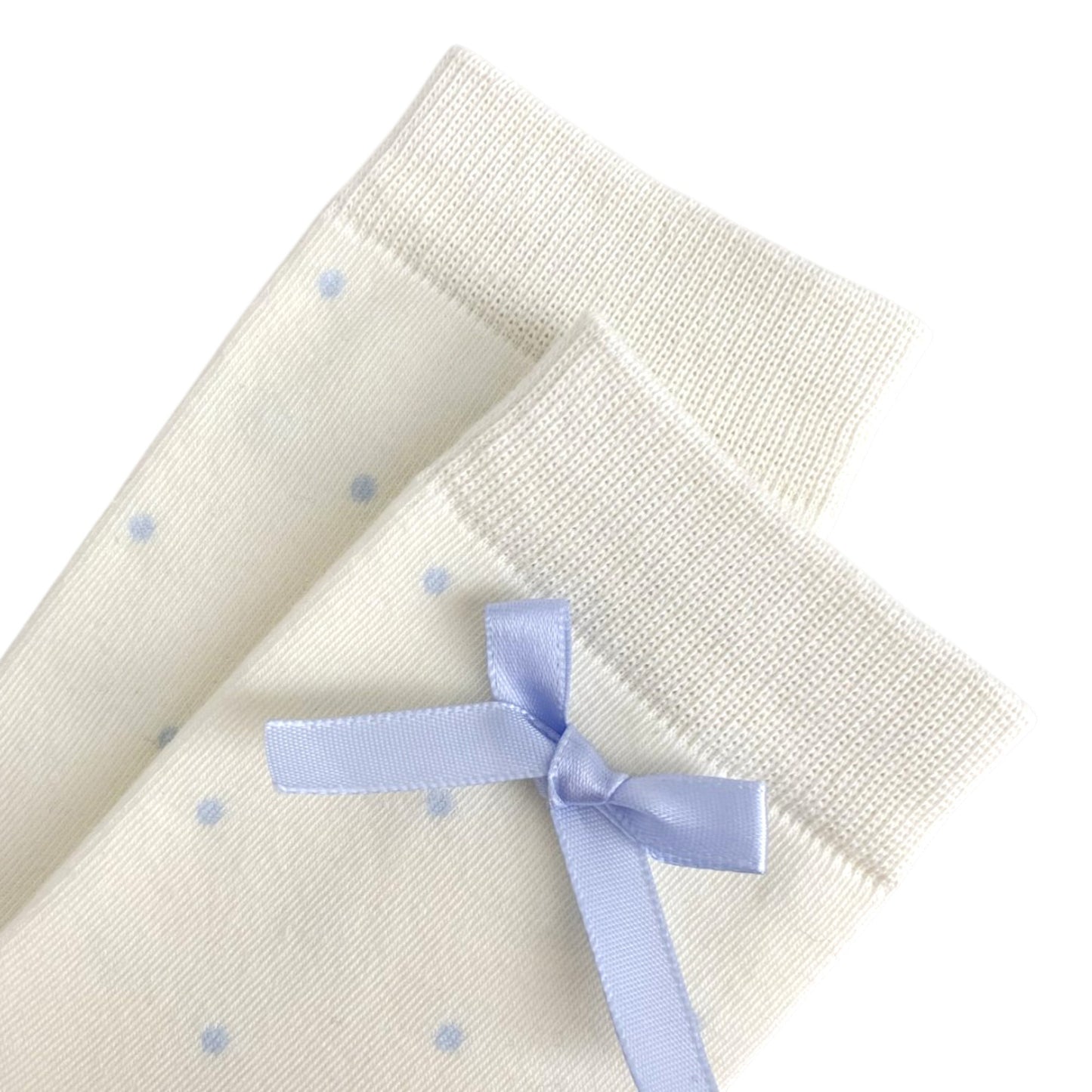 3-Pack Women's Cotton Crew Socks with Embroidered Bows and Cute Style