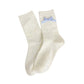 3-Pack Women's Cotton Crew Socks with Embroidered Bows and Cute Style