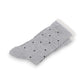 3-Pack Women's Crew Socks with Ribbed Texture and Allover Polka Dot Pattern