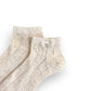 3-Pack Women's Ribbed Cotton Ankle Socks with Embroidered Bear and Moisture-Wicking Comfort