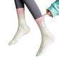 3-Pack Women's Cotton Crew Socks with Cushioned Arch and Moisture-Wicking Athletic Fit