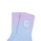 3-Pack Women's Cotton Crew Socks with Cushioned Arch and Moisture-Wicking Athletic Fit