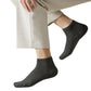 3-Pack Men¡¯s Low Cut Cotton Ankle Socks with Breathable Mesh Knit and Odor-Resistant Antibacterial Design