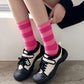 3-Pack Crew Socks with Wide Ribbed Knit and Bold Horizontal Stripe Pattern