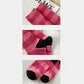 3-Pack Crew Socks with Wide Ribbed Knit and Bold Horizontal Stripe Pattern