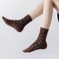 3-Pack Leopard Print Ankle Socks with Soft Knit Fabric and Allover Animal Pattern