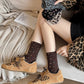 3-Pack Leopard Print Ankle Socks with Soft Knit Fabric and Allover Animal Pattern