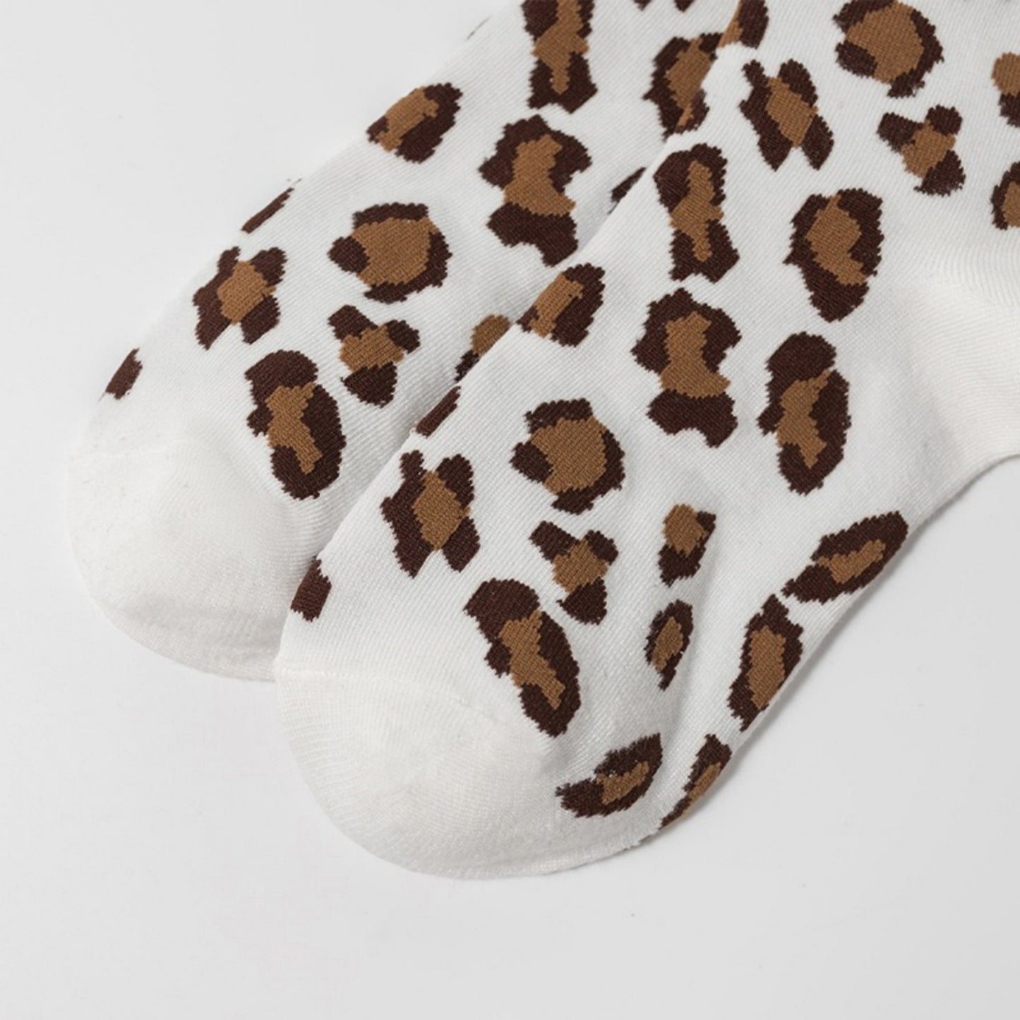 3-Pack Leopard Print Ankle Socks with Soft Knit Fabric and Allover Animal Pattern