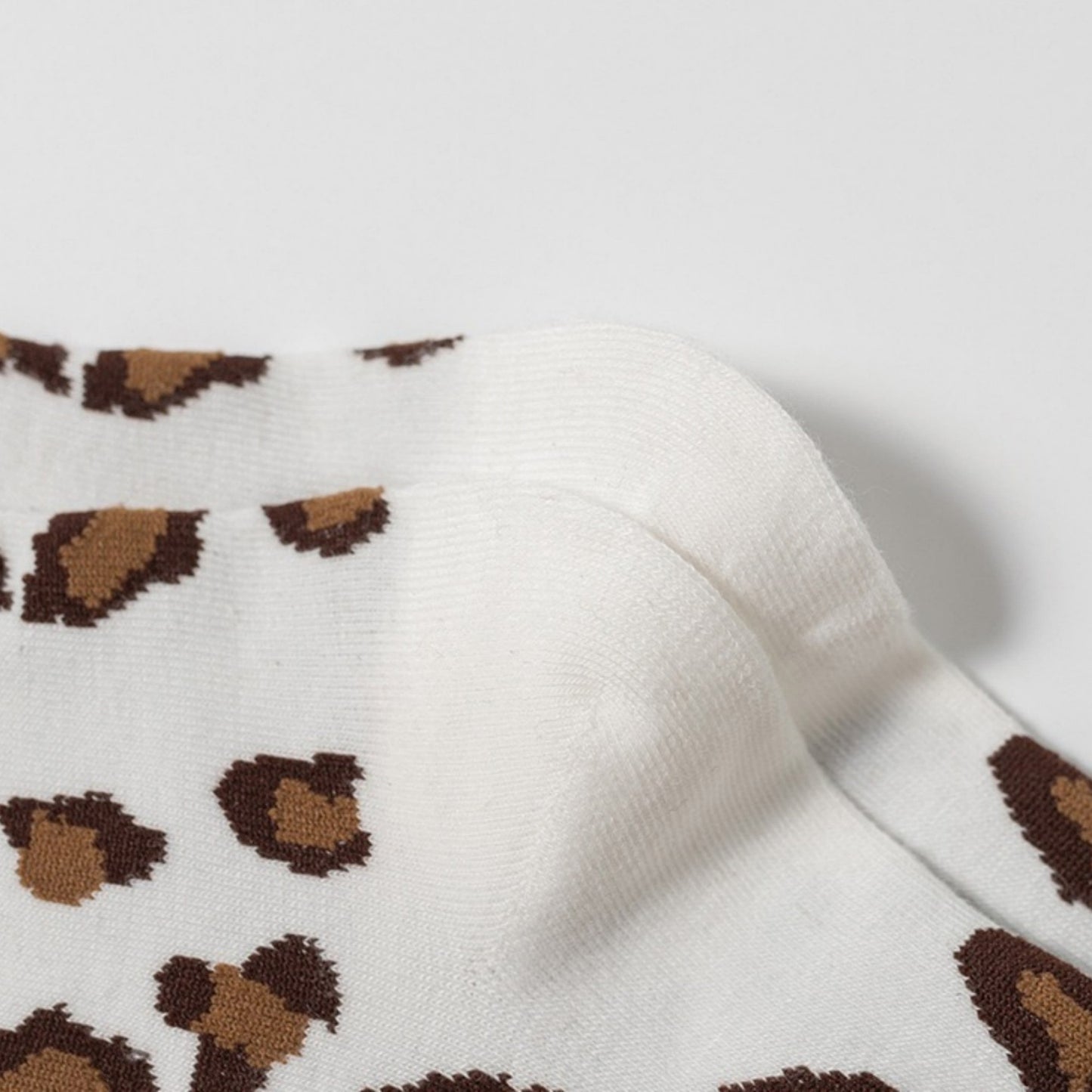 3-Pack Leopard Print Ankle Socks with Soft Knit Fabric and Allover Animal Pattern