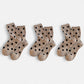 3-Pack Polka Dot Ankle Socks with Soft Knit Texture and Classic Dotted Design
