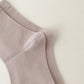 Minimalist Solid Pink Crew Socks 3-Pack Soft Cotton Blend Comfort Fit Seamless Toe Design
