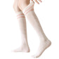 3-Pack Women's Over the Knee Sport Socks with Breathable Mesh Knit and Non-Slip Calf Support