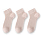3-Pack Women's Cotton Ankle Socks Breathable Odor Free Cooling Comfort