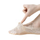 3-Pack Women's Lace Mesh No Show Socks with Silicone Non-Slip Sole