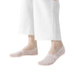 3-Pack Women's Lace Mesh No Show Socks with Silicone Non-Slip Sole