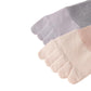 3-Pack Women's Pure Cotton Five-Toe Socks with Antibacterial Breathable Design