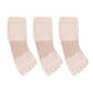 3-Pack Women's Pure Cotton Five-Toe Socks with Antibacterial Breathable Design