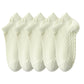 5-Pair Cotton Low-Cut Ankle Socks with Soft Breathable Knit Design and Stretch Comfort Fit