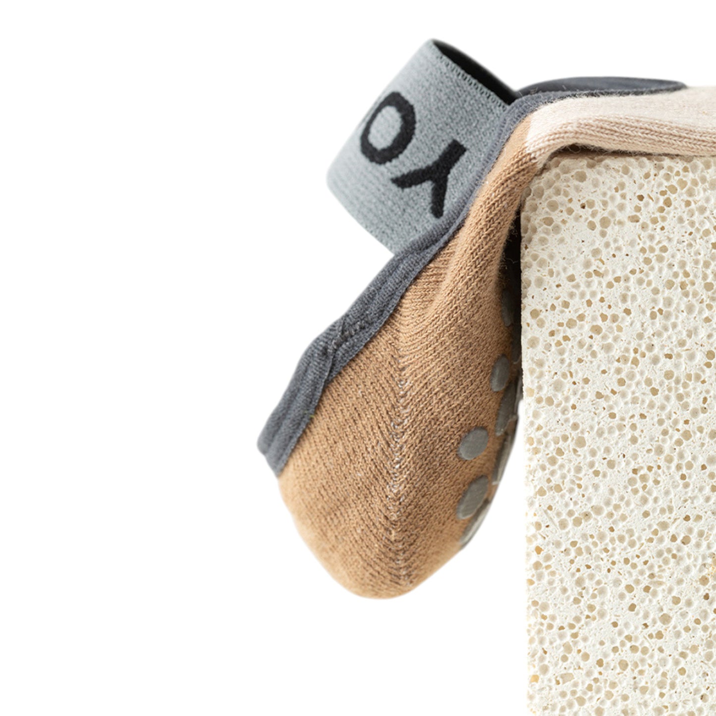 3 Pairs Women's Cotton Sports Five Toe Anti Slip Fitness Yoga Socks with Elastic Strap