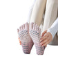 3 Pairs Women's Cotton Sports Five Toe Anti Slip Fitness Yoga Socks with Elastic Strap