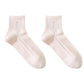 5 Pairs Women's Breathable Mesh Crew Socks with Antibacterial Design for Everyday Comfort