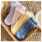 3 Pairs Plush Anti-Slip Fuzzy Ankle Socks with Soft Cuff Trim