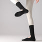 2-Pair Non-Slip Pilates Socks with Open Instep Cutout and Ribbed Knit Design for Yoga, Barre, and Dance Workouts